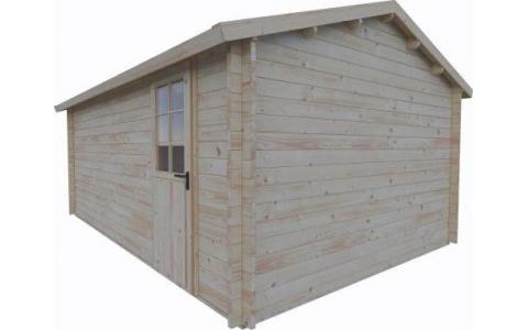 Garaż drewniany - EKO 148 380x560 18,7 m2