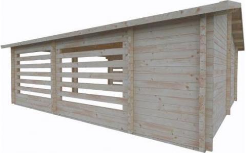 Garaż drewniany - STOCKHOLM B 600x700cm 33,2m2+8,8