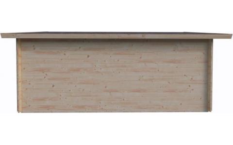 Garaż drewniany -  IRENEUSZ 350x530 16,5m2