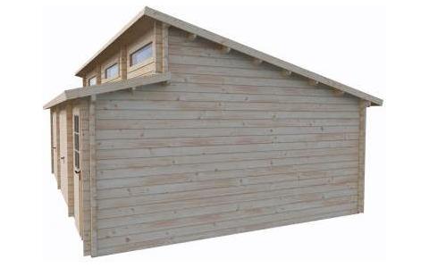 Garaż drewniany - DOMINIK 540x800 40m2