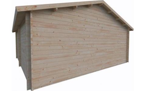 Garaż drewniany - WŁADYSŁAW 580x595 32 m2