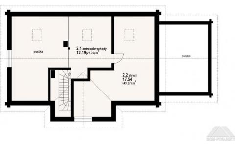 Dom mieszkalny - CHMIELÓW DW 5G 2230x1110 95.03 m²