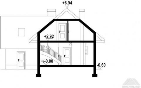 Dom mieszkalny - GŁADYSZÓW DWS 850x1080 79.6 m²