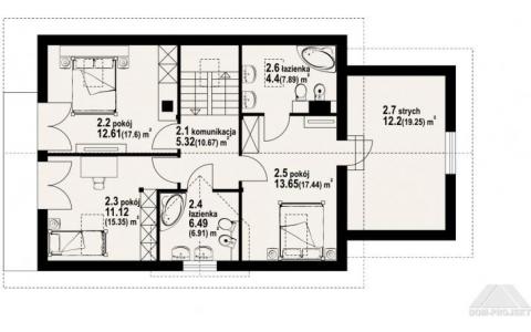 Dom mieszkalny - OSIEK 33 DWS 1486x840 114.51 m²