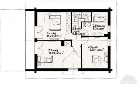 Dom mieszkalny - ŚWIDNICA DW 17 1430x820 98.05 m²