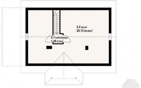 Dom mieszkalny - ZAWOJA DWS 37T 1389x911 67.88 m²