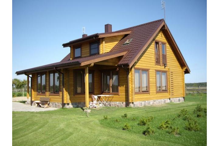 Drewniany dom z bala klejonego - JAKON 168m2