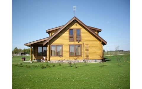 Drewniany dom z bala klejonego - JAKON 168m2