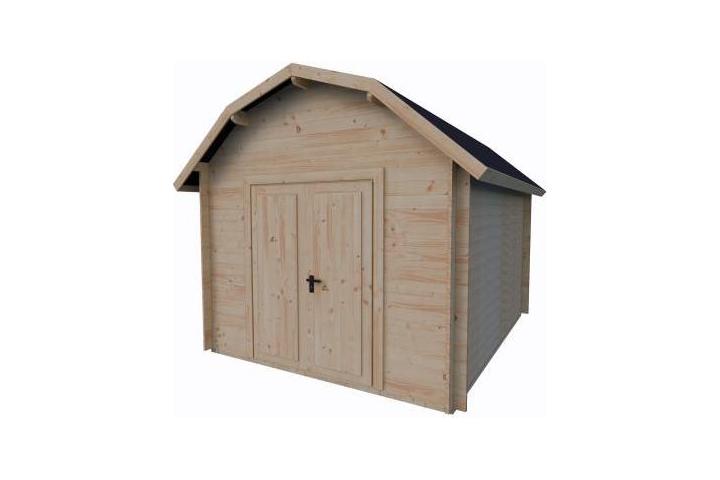 Garaż drewniany - KOBCZYK 294x355 9,18m2
